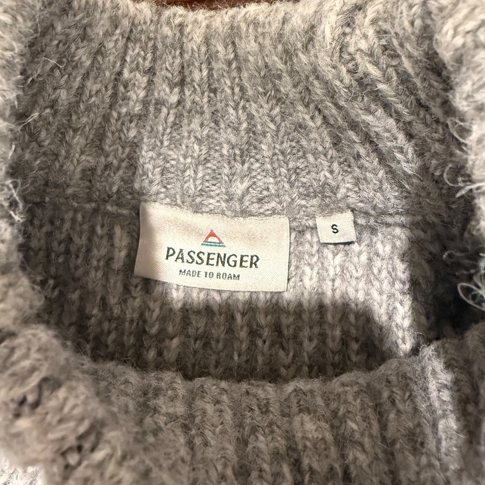 Passenger Fisherman Cable Knit Pullover Sweater - Picture 3 of 7